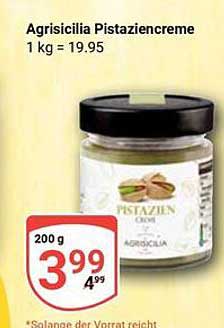 Agricicilia Pistaziencreme 200 g