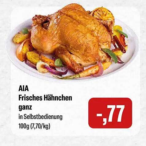 AIA Frisches Hähnchen ganz in Selbstbedienung