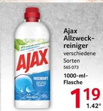 Ajax Allzweckreiniger verschiedene Sorten 1000-ml-Flasche