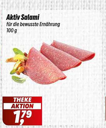 Aktiv Salami für die bewusste Ernährung 100 g