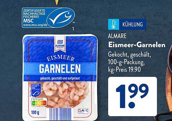 ALMARE Eismeer-Garnelen, 100-g-Packung