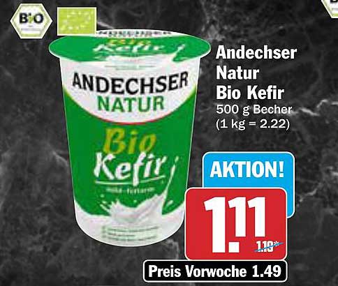 Andechser Natur Bio Kefir 500 g