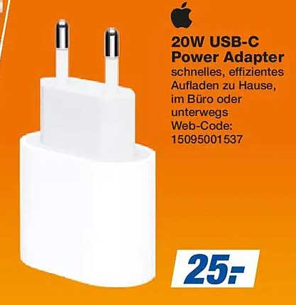 Apple 20W USB-C Power Adapter