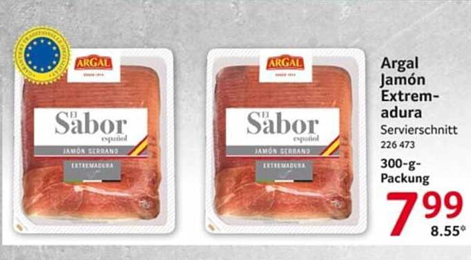 Argal Jamón Extremadura Servierschnitt 300-g-Packung
