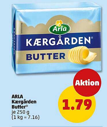 ARLA Kærgården Butter 250 g - Aktion