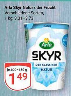 Arla Skyr Natur oder Frucht - Der Klassiker