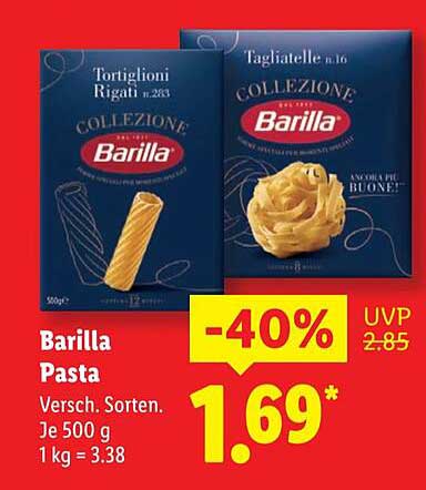 Barilla Pasta Verschiedene Sorten 500 g