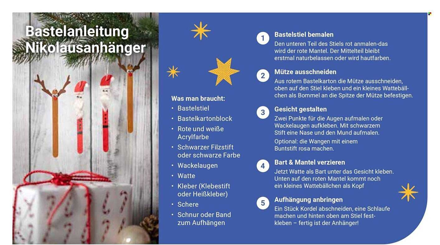 Bastelanleitung Nikolausanhänger