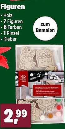 Bastelset Holzfiguren zum Bemalen