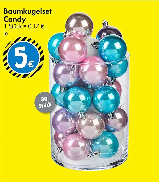 Baumkugelset Candy