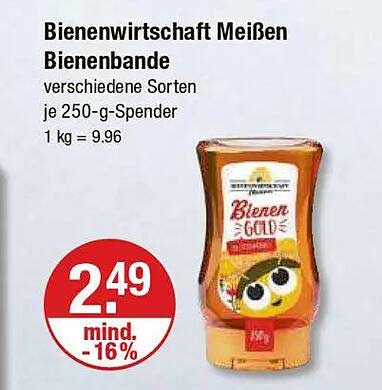 Bienenwirtschaft Meißen Bienenbande - Bienen GOLD 250 g