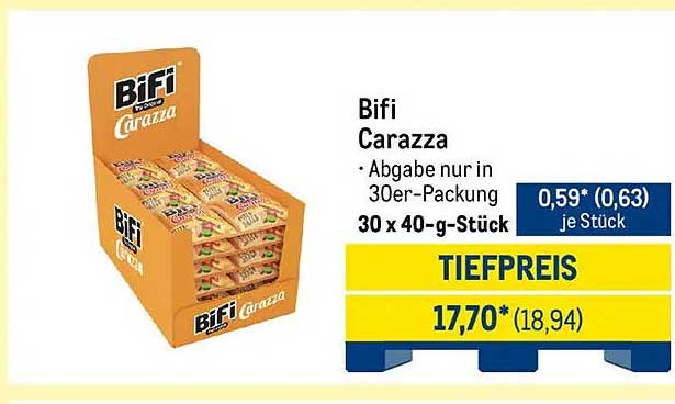 Bifi Carazza - 30er-Packung für Naschkatzen