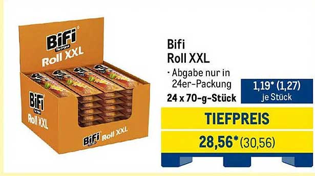 Bifi Roll XXL - 24 x 70-g-Stück
