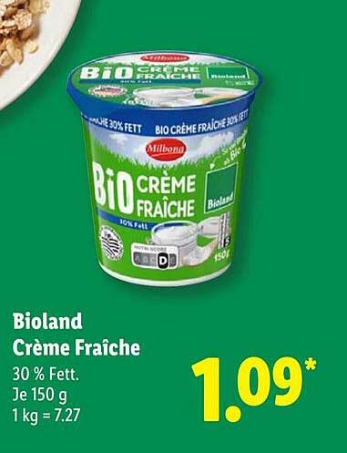 Bioland Crème Fraîche 30 % Fett (150 g)