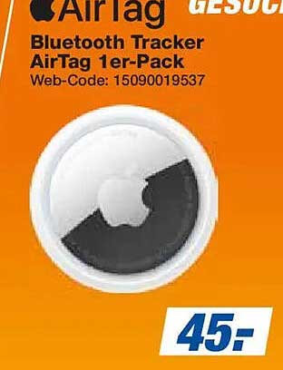 Bluetooth Tracker AirTag 1er-Pack