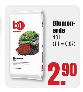 Blumenerde 40 l (1 l = 0,07 €)