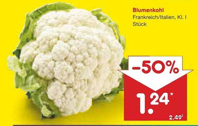Blumenkohl Frankreich/Italien, Kl. I Stück