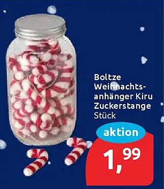 Boltze Weihnachtsanhänger Kiru Zuckerstange Stück