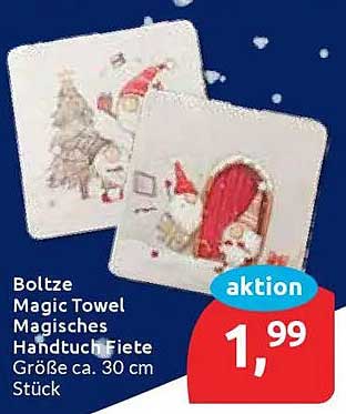 Bolzte Magic Towel - Magisches Handtuch Fiete