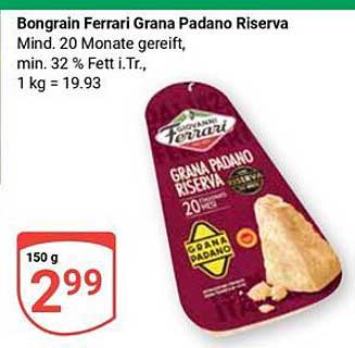 Bongrain Ferrari Grana Padano Riserva 150g