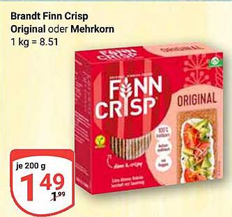 Brandt Finn Crisp Original oder Mehrkorn