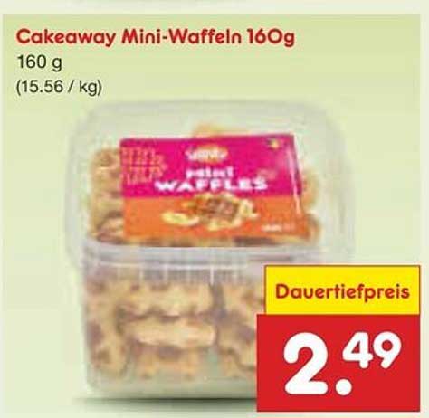Cakeaway Mini-Waffeln 160g