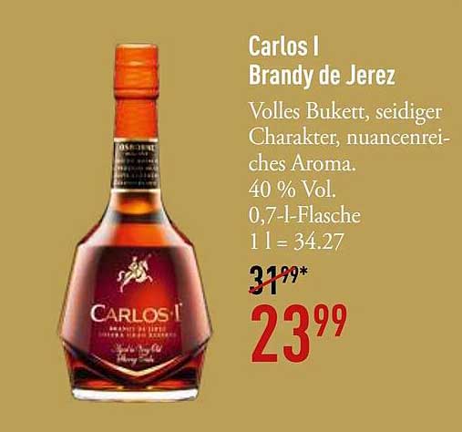 Carlos I Brandy de Jerez