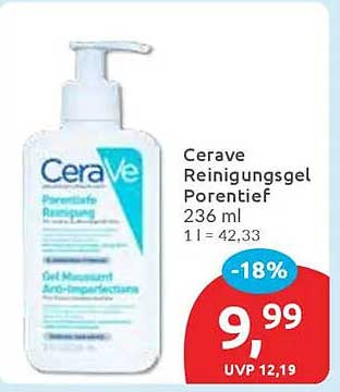 Cerave Reinigungsgel Porentief 236 ml - Jetzt für nur 9,99 €!