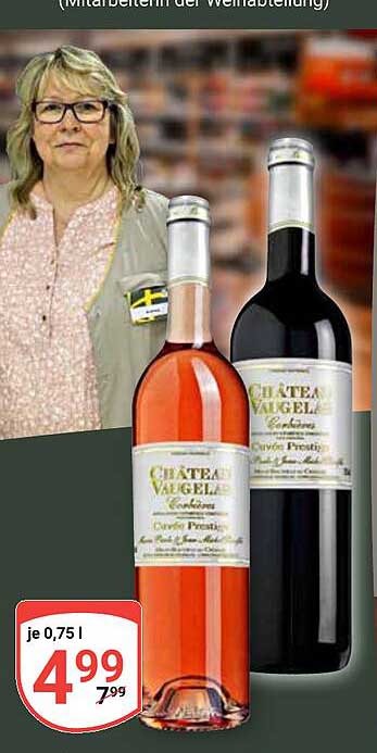 Château Vaudœuvre Cuvée Prestige Rosé und Rotwein