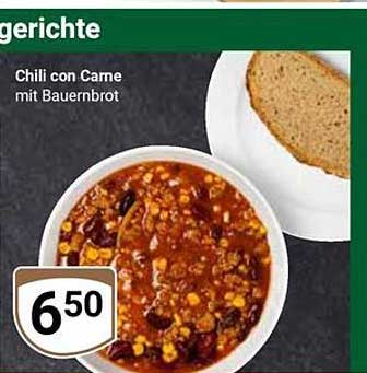 Chili con Carne mit Bauernbrot