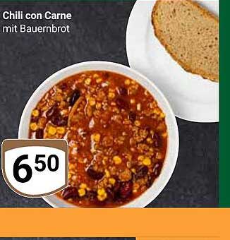 Chili con Carne mit Bauernbrot