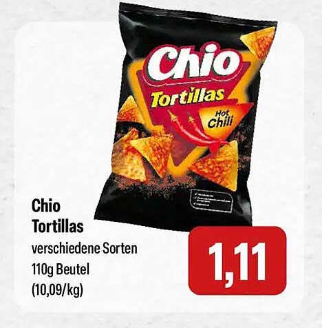 Chio Tortillas verschiedene Sorten 110g Beutel