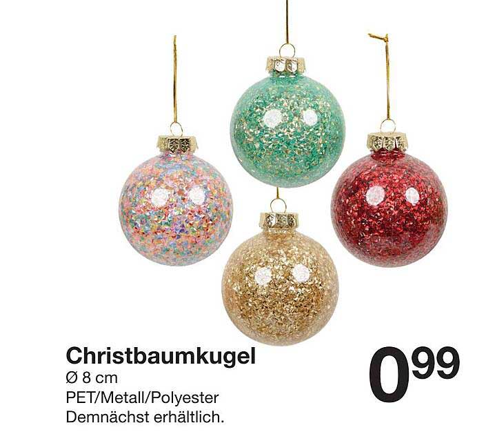Christbaumkugel Ø 8 cm