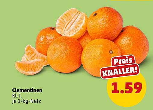 Clementinen Kl. I, je 1-kg-Netz