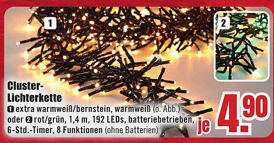 Cluster-Lichterkette