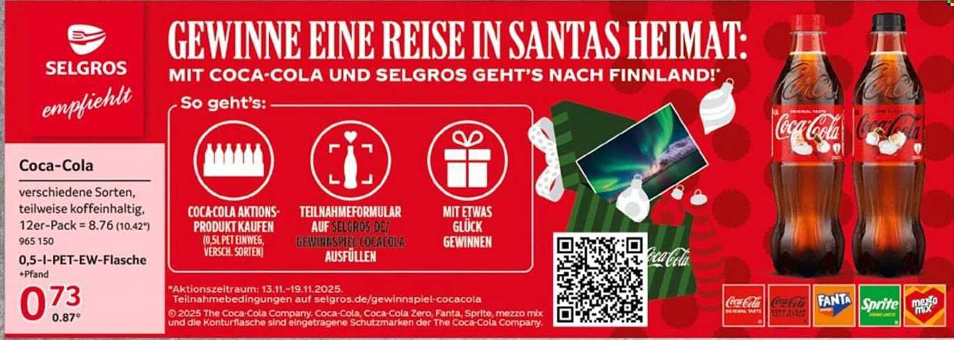 Coca-Cola 0,5 l PET - Verschiedene Sorten im 12er-Pack