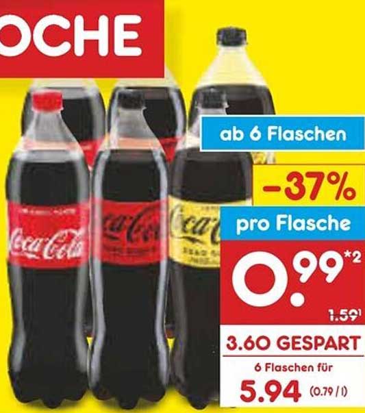 Coca-Cola 1,5L Flasche - 6 Stück zum Sparpreis