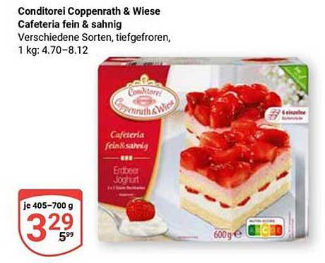 Conditorei Coppenrath & Wiese Cafeteria fein & sahnig, 600 g