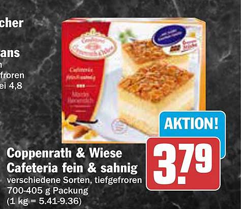 Coppenrath & Wiese Cafeteria fein & sahnig - verschiedene Sorten, tiefgefroren