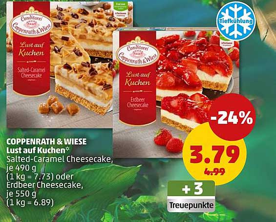 COPPENRATH & WIESE Lust auf Kuchen – Salted-Caramel Cheesecake oder Erdbeer Cheesecake