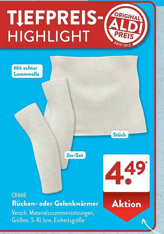 CRANE Rücken- oder Gelenkwärmer im 2er-Set