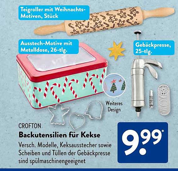 CROFTON Backutensilien für Kekse