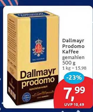 Dallmayr Prodomo Kaffee gemahlen 500 g