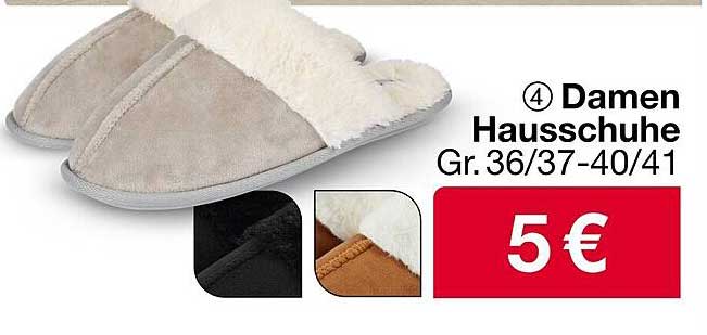 Damen Hausschuhe Gr. 36/37-40/41