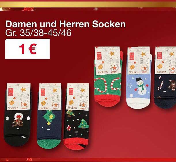 Damen und Herren Socken Gr. 35/38-45/46