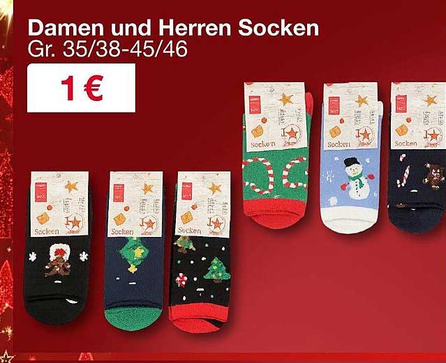Damen und Herren Socken Gr. 35/38-45/46