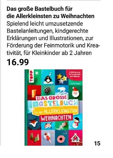 Das große Bastelbuch für die Allermeisten zu Weihnachten