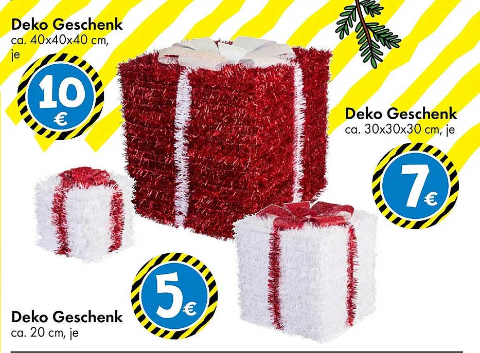 Deko Geschenk in verschiedenen Größen