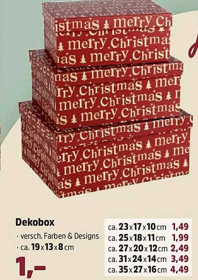 Dekobox - vielseitig und festlich