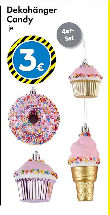 Dekohänger Candy 4er-Set